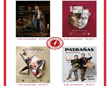 Programaci�n teatro primera semana de Noviembre