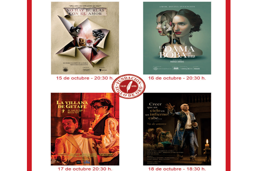 Programaci�n teatro tercera semana de Octubre