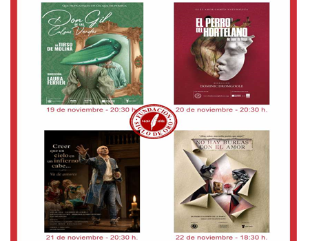 Programaci�n teatro tercera semana de Noviembre