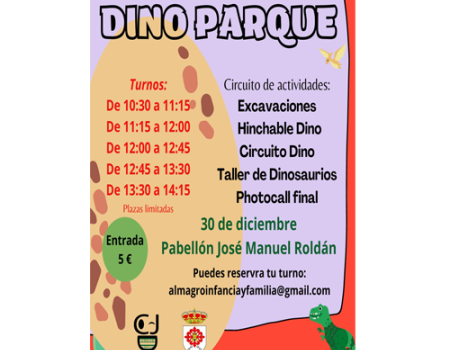 Un Dino Parque llega a Almagro este s�bado