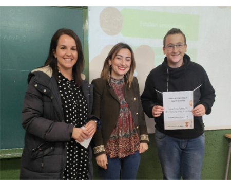 El alumno del Instituto Clavero Fern�ndez de C�rdoba Daniel Osorio gana el I Concurso de imagen navide�a de Almagro