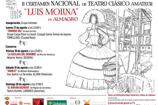 El II Certamen Nacional de Teatro Cl�sico Amateur “Luis Molina” ya tiene sus tres finalistas