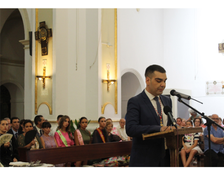 El alcalde agradece al Patr�n su compromiso con la ciudad de Almagro 