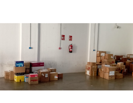 Los primeros juguetes, libros y material escolar recogidos por la comunidad educativa de Almagro ya est�n de camino a Valencia