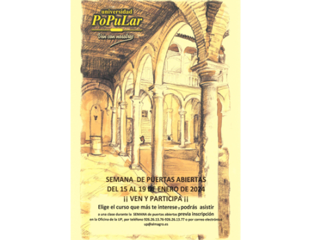 El lunes arranca la Semana de Puertas Abiertas en la UP