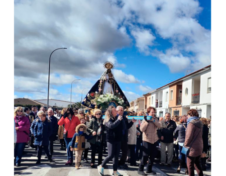 La Patrona regresa a su santuario como cada mes de marzo