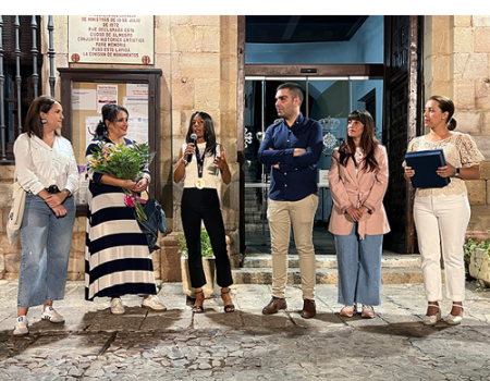 Gemma Arenas recibe un homenaje “por la pasi�n, el sacrificio y la entrega demostrada” para conseguir el bronce en el Mundial