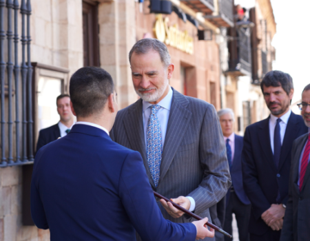 Almagro, testigo de un d�a hist�rico con la visita del Rey Felipe VI 