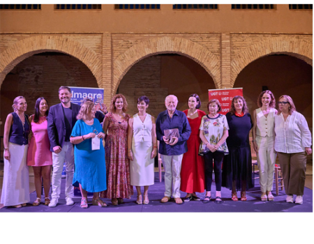 El actor recoge el Premio Lorenzo Luzuriaga que otorga UGT-Servicios P�blicos en el marco del Festival Internacional de Teatro Cl�sico 