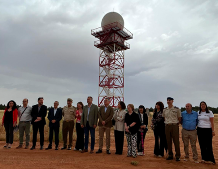 Almagro se convierte en referente nacional en observaci�n meteorol�gica con la instalaci�n del primer radar de doble polarizaci�n de Espa�a
