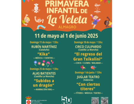 Primavera Cultural en el Teatro La Veleta de Almagro: programaci�n infantil y para adultos durante mayo y junio