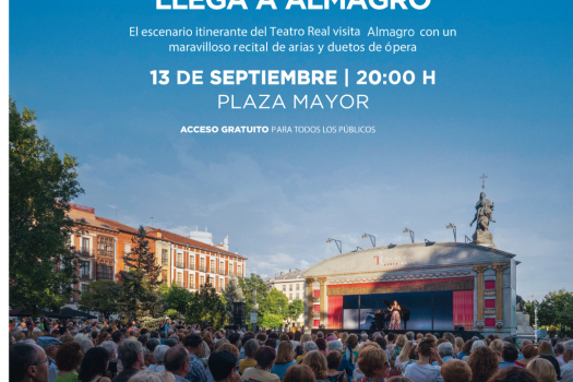 La plaza Mayor se convertir� el pr�ximo s�bado en escenario de un gran recital l�rico con la llegada de la  Carrroza del Teatro Real
