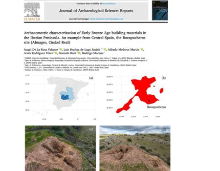 La prestigiosa Journal of Archaeological Sciences, Reports publica las claves arquitect�nicas del t�mulo de bocapucheros