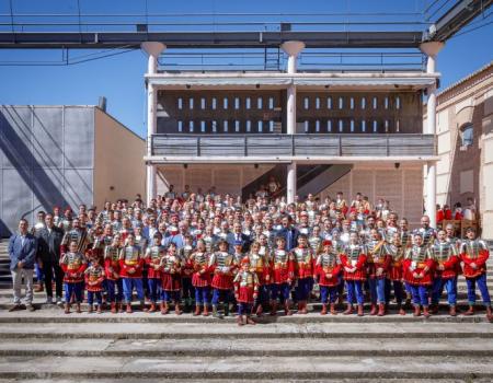 El presidente de Castilla-La Mancha presencia el caracol de Almagro, uno de los actos m�s significativos de la Ruta de la Pasi�n Calatrava