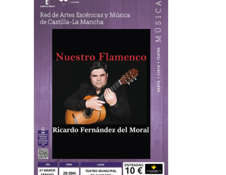 Ricardo Fern�ndez del Moral vuelve a Almagro con su espect�culo 'Nuestro flamenco'