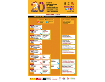 El XX Festival Iberoamericano de Teatro Contempor�neo se exhibir� por varias plataformas audiovisuales 
