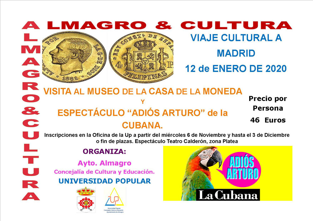 La Universidad Popular viajará a Madrid en enero