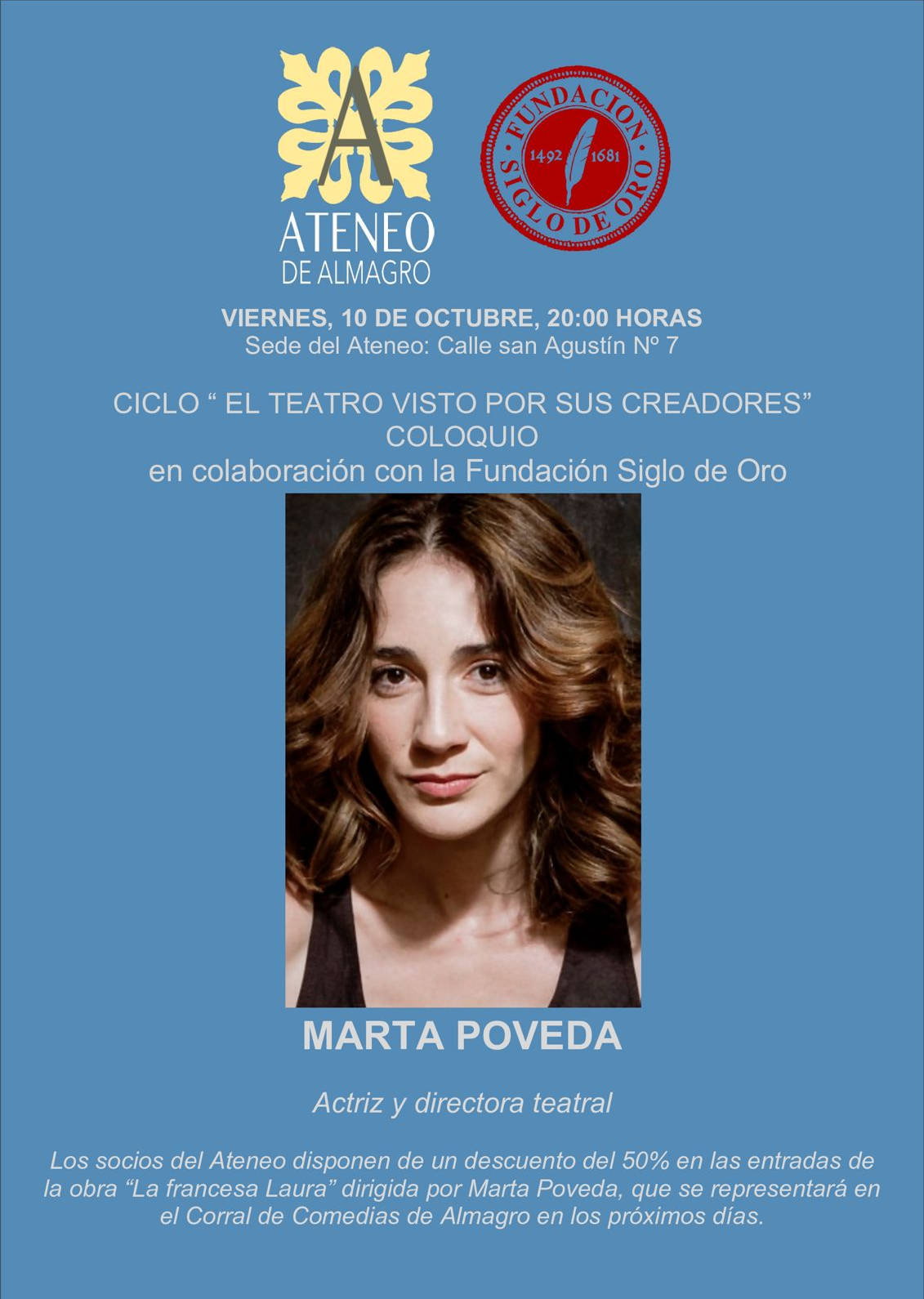 Coloquio con Marta Poveda