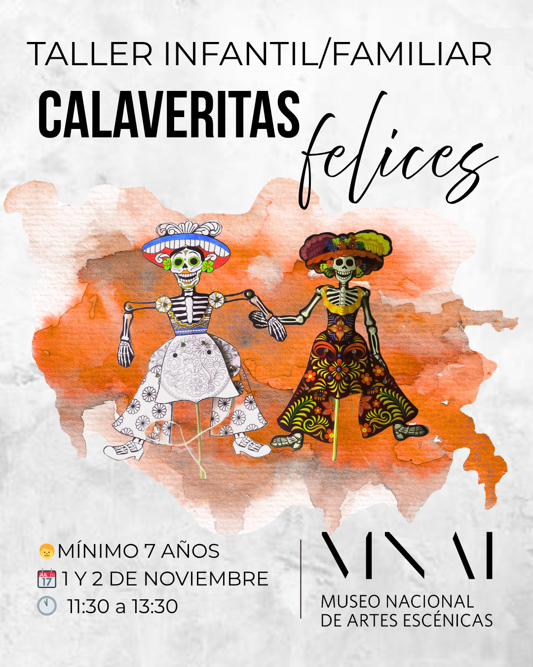 Taller infantil en el Museo Nacional de Artes Esc�nicas: 