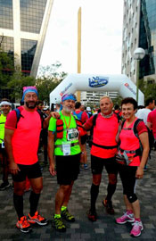 Un grupo de senderistas de Almagro y Bolaños finalizan con éxito los 100 Madrid-Segovia