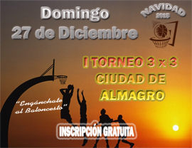 Torneo 3x3 de baloncesto esta Navidad