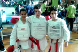 Muy buen papel de los karatecas almagreños en Polán
