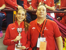 Amelia Fernández, bronce en el Campeonato de España de Karate