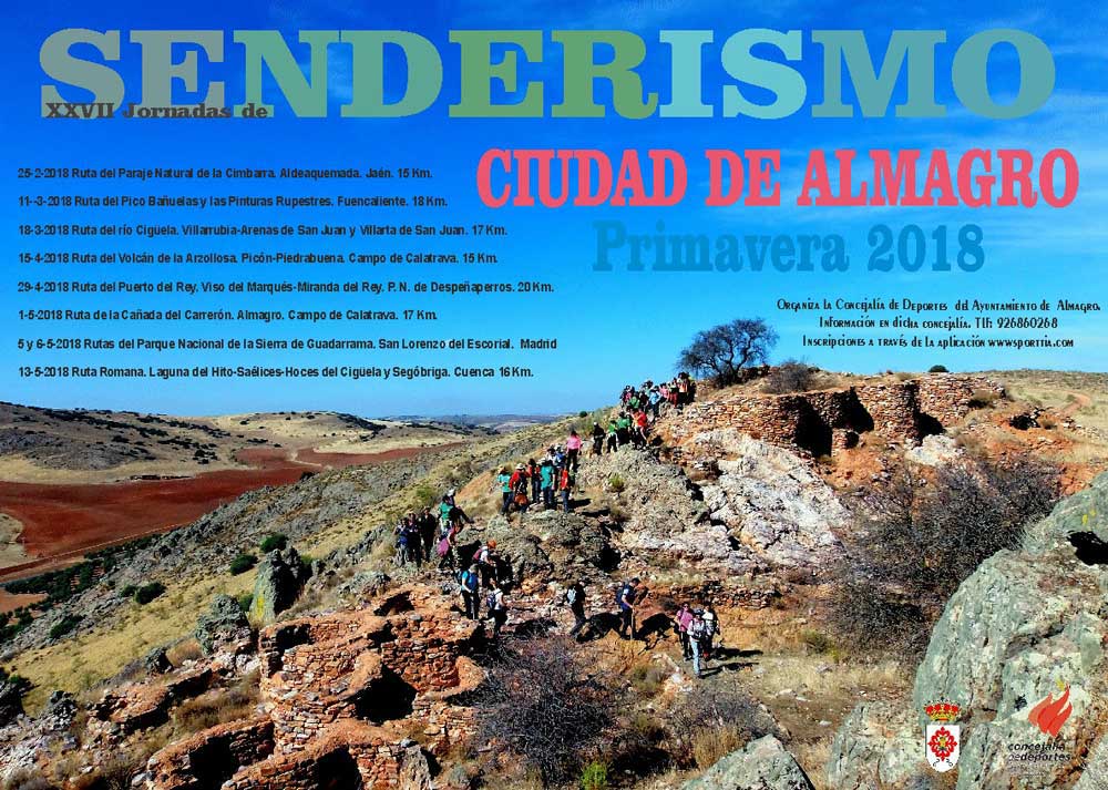 Inscripción abierta para las XXVII Jornadas de Senderismo Ciudad de Almagro