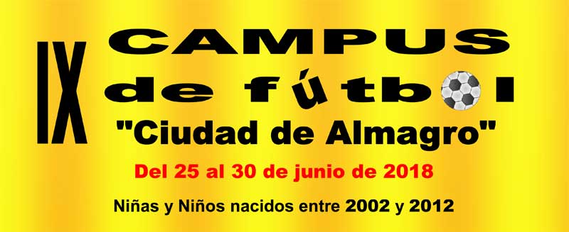 Matrícula abierta en los campus de fútbol y voleibol