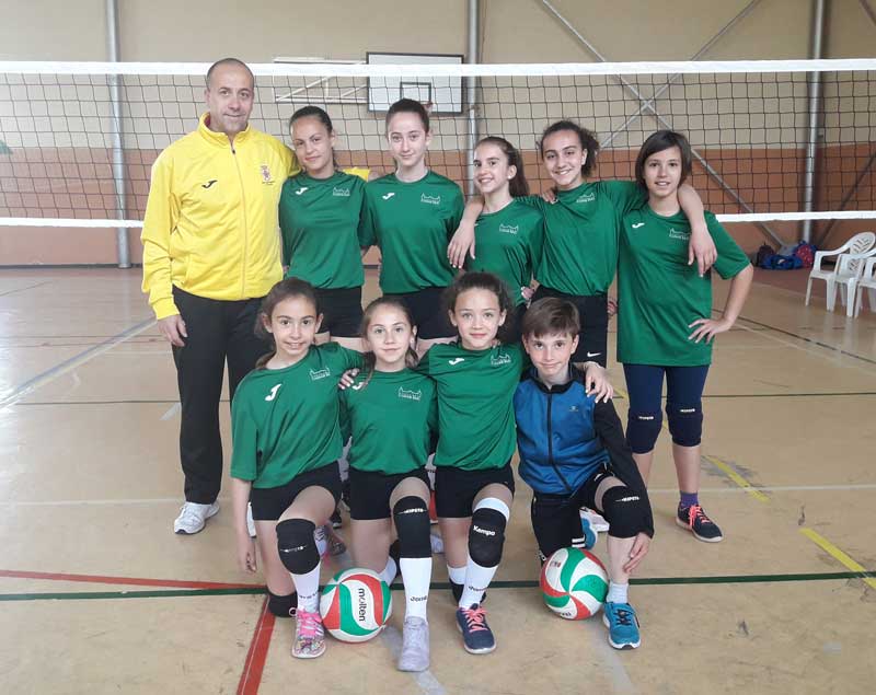 Valioso cuarto puesto para el alevín de voleibol en el regional