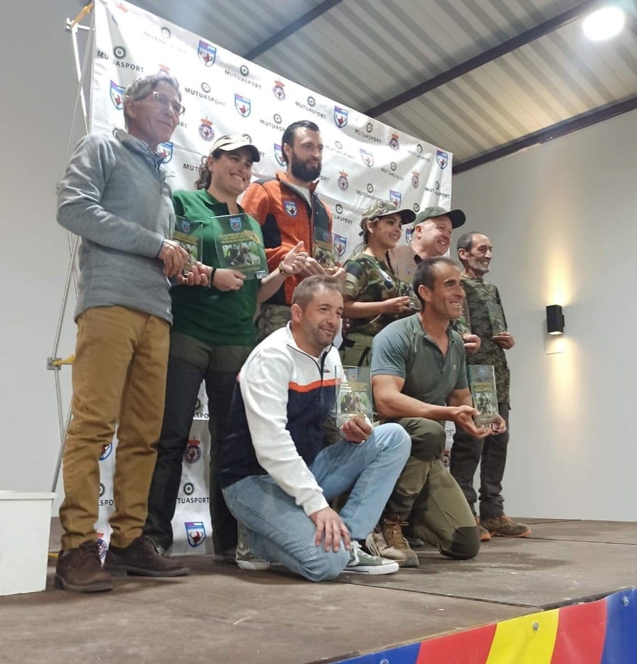 El almagreño Jesús Miguel Horcajada consiguió la segunda posición del campeonato regional de caza menor con perro en la categoría de veteranos