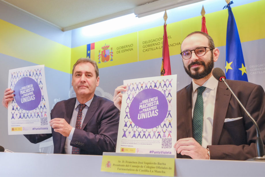 Las farmacias de Castilla-La Mancha se convierten en Puntos Violeta para facilitar información sobre actuación y recursos en casos de violencia de género