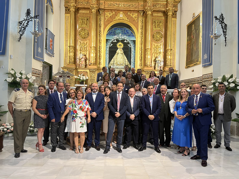 Cambio de presidente de la Diputación Nuestra Señora de las Nieves