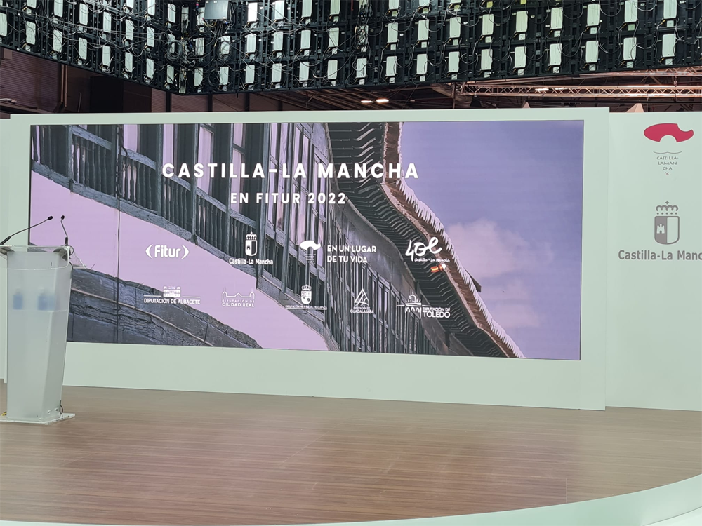 Almagro presenta su patrimonio con imágenes tomadas por dron en FItur, antesala de la celebración del 50 aniversario de la declaración de conjunto histórico-artístico