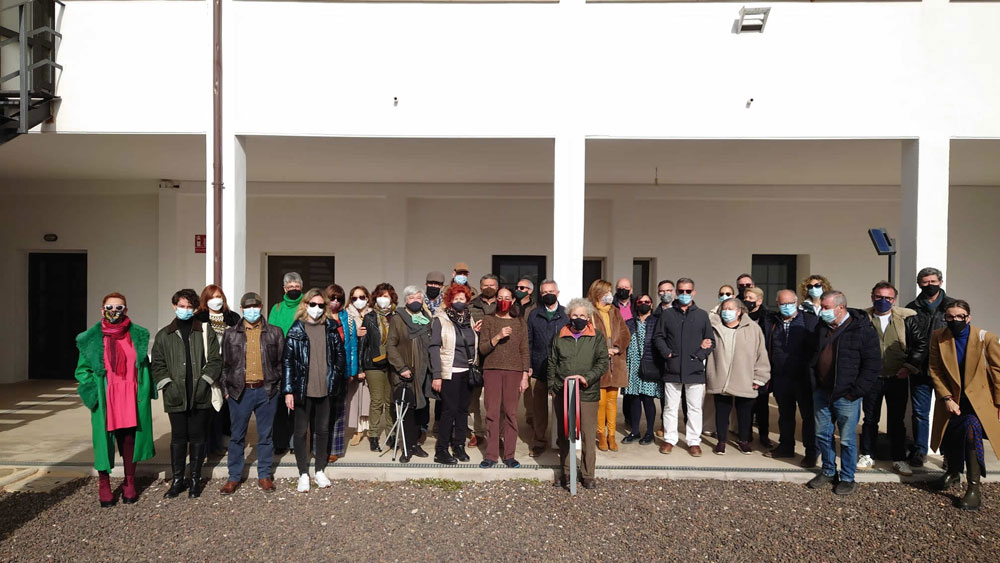 Ateneístas visita el Centro de Artes Dados Negros y Museo de Arte Contemporáneo de Villanueva de los Infantes