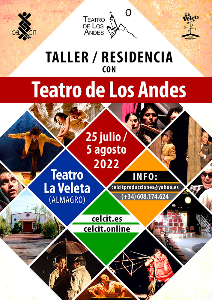 El Celcit convoca un taller-residencia artística en el Teatro La Veleta con la compañía boliviana Teatro de Los Andes