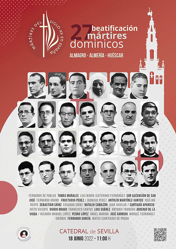 La Catedral de Sevilla acoge la beatificación de 27 mártires dominicos este sábado, 20 de Almagro