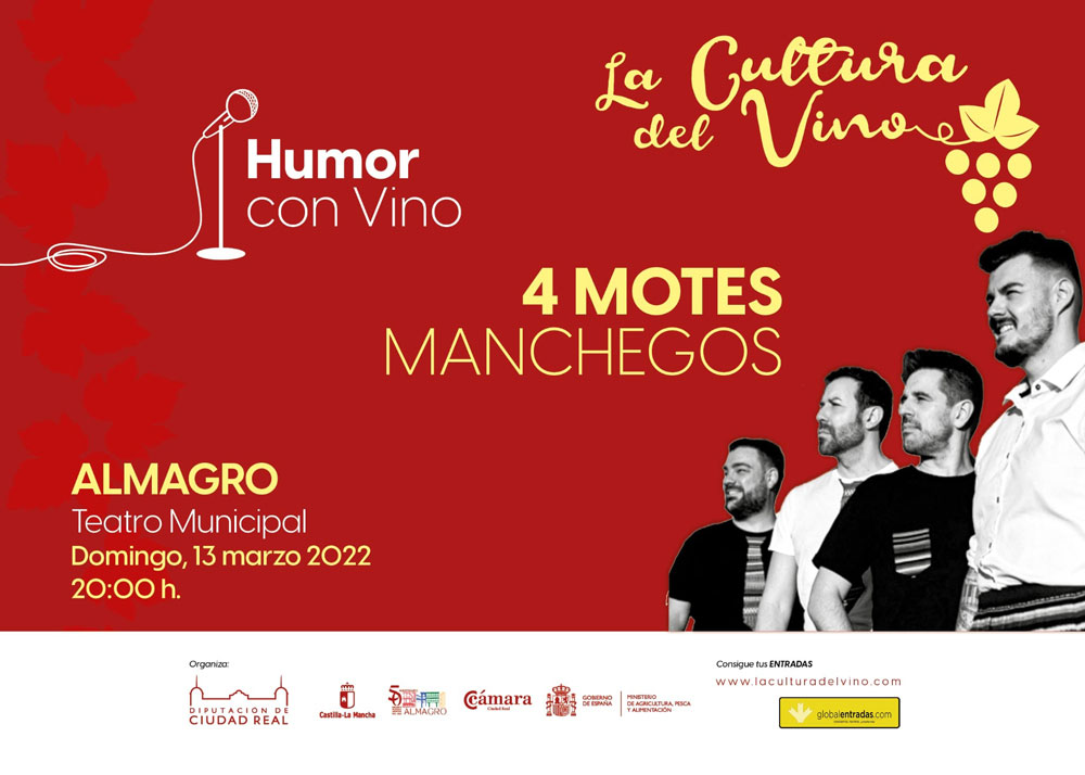 Este domingo, humor con vino en el Teatro Municipal