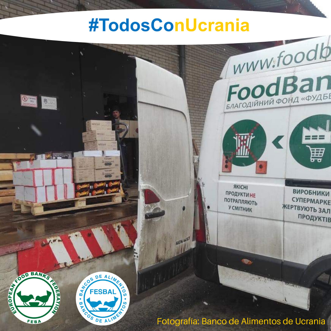 El Banco de Alimentos de Ciudad Real colabora en la ayuda a los ucranianos