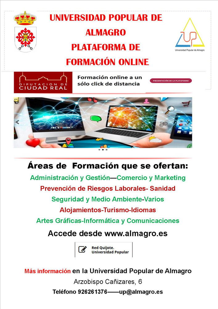 La UP ofrece formación on line