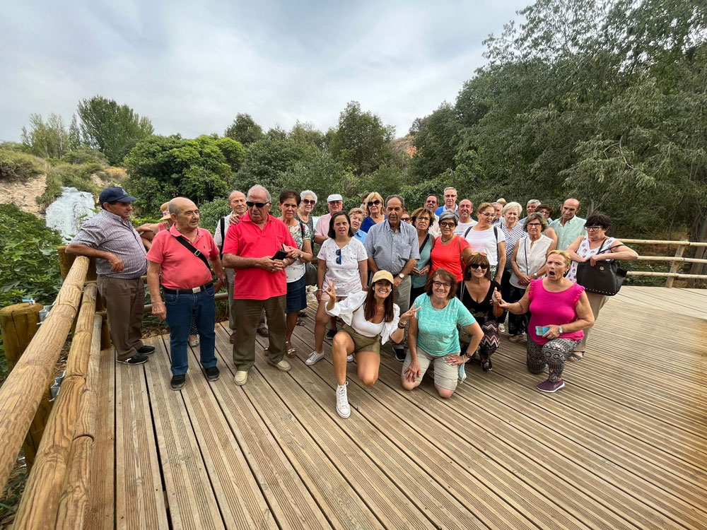 El centro de mayores despide el verano en el Parque Natural de las Lagunas de Ruidera