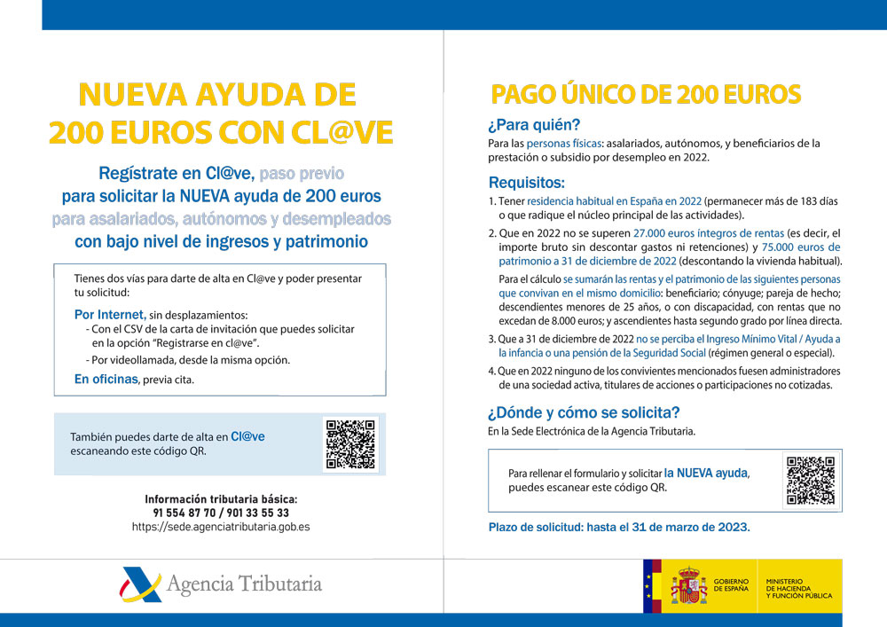 El Punto de Inclusión Digital informa y gestiona la nueva ayuda estatal de 200 euros