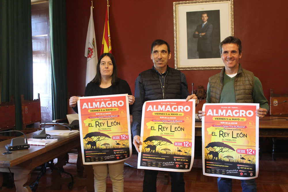 El espectáculo de El Rey León, El Tributo, llegará a Almagro el 5 de mayo