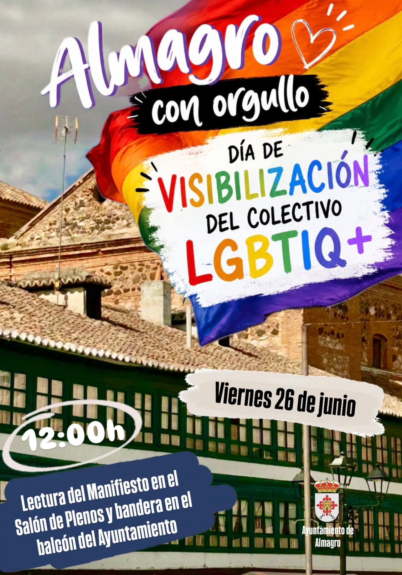 Almagro se suma al Día de la Visibilización del Colectivo LGBTIQ