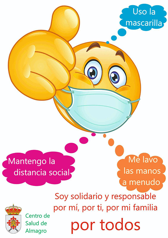 El Ayuntamiento y el Centro de Salud de Almagro lanzan una campaña de dirigida a los jóvenes para prevenir la COVID-19