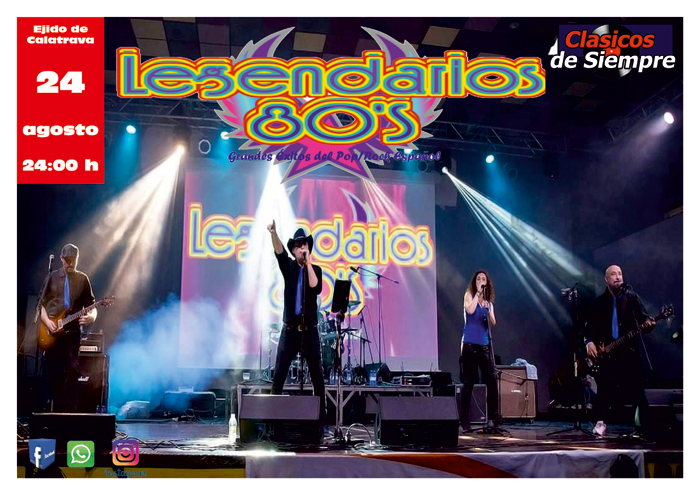 La orquesta Los Legendarios 80’s y la actuación de la peña flamenca se traslada al domingo