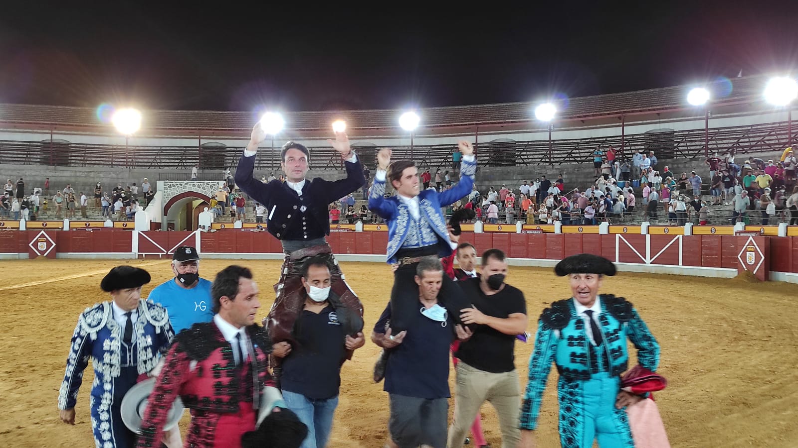 Rotundo triunfo de Guillermo Hermoso de Mendoza y Andy Cartagena