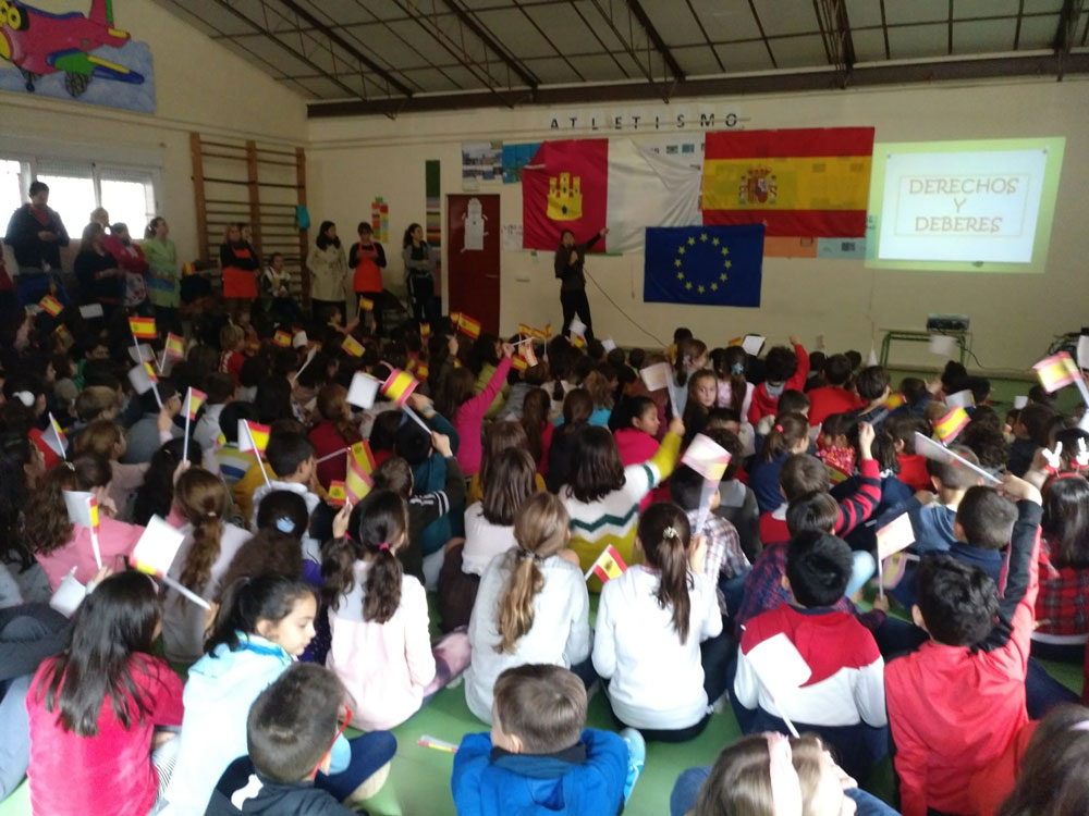 Los alumnos de los colegios de Almagro aprenden los derechos y deberes de la Constitución