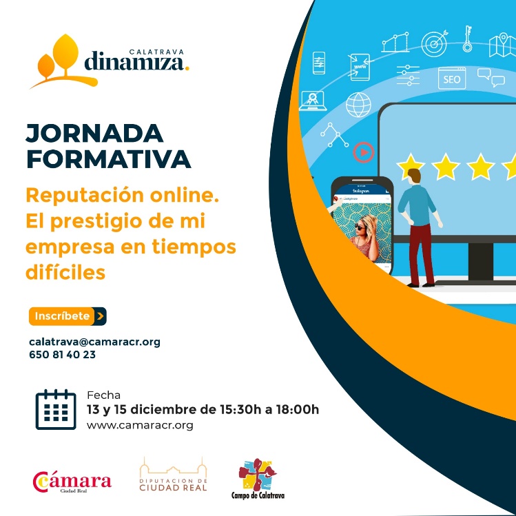 Dinamiza Calatrava cerrará el año con un taller sobre la reputación on line
