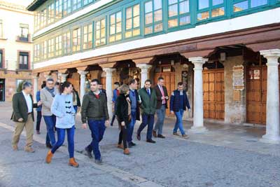 El presidente regional del Partido Popular visita Almagro